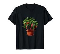 Plante de piment Jardin Piment Épicé Piment Chaud Jardinage T-Shirt