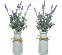 Plante décorative Everlands Pot de fleurs lavande (Ø 13 x 32 cm)