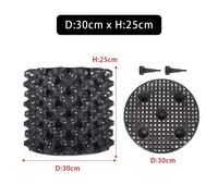 Plante D'élagage À Air, Contrôle Des Racines, Pots De Pépinière, Entraîneur De Racines Rapides, Conteneur De Culture D'arbres De Jardin, Outil De Greffe De Bonsaï, Pot De Nersery Rapide.30-25 Cm