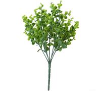 Plante d'eucalyptus à 7 fourchettes pour décoration d'intérieur, décoration de cheminée, table basse, vignettes et photo créateur de contenu (7 fourchettes petites)
