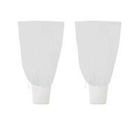 Plante d'hiver de sécurité pour mettre en évidence la fin et la cravate tendance pour barrière contre le froid et la saleté 180 x 240 cm Blanc crème vert permanent avec cordon