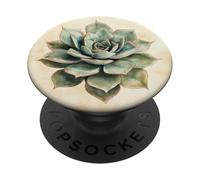 Plante d'illustration Scientifique Vintage succulente PopSockets PopGrip Adhésif