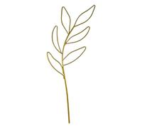 Plante d'intérieur en treillis, petit treillis pour plantes en pot, support de plante d'intérieur en forme de feuilles, support de plante d'intérieur antirouille, fournitures de jardin pour