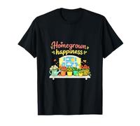 Plante du Bonheur Maison Parent Cottagecore Art T-Shirt