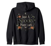 Plante effrayante Lady Halloween Botanique Citrouille Vignes Sweat à Capuche