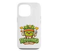 Plante en Pot avec Inscription « Thumbs Up » Coque pour iPhone 13 Pro
