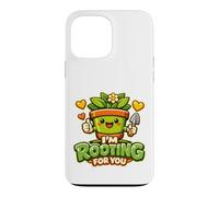 Plante en Pot avec Inscription « Thumbs Up » Coque pour iPhone 13 Pro Max