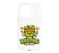 Plante en Pot avec Inscription « Thumbs Up » Coque pour iPhone 15 Pro