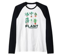 Plante Mama Plantes d'intérieur illustrées en Pot Meme de Jardinage Manche Raglan