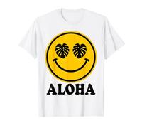 Plante Tropicale d'été Monstera Leaf Smile Aloha Hawaii Beach T-Shirt