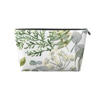 Plante Verte Verte, Trousse de Toilette Trousse de Maquillage Sac à cosmétiques Trousse de Toilette de Voyage Portable