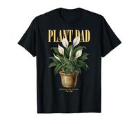 Plante Vintage Peace Lily Dad Nature Flora Gardener T-Shirt