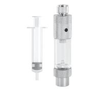 Planted Tank - Single Head Bubble Counter 8.2x2 Cm | Aquarium Diffuser with Needle Valve, Planted Tank Regulator for Fishtank, Aquarium Plants, Easy Use, Backflow Prevention