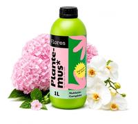 PLANTEMUS Engrais Liquide pour Fleurs, Roses, Orchidées et Hortensias 1 L | Engrais à absorption rapide pour plantes à fleurs, idéal pour nourrir roses, orchidées, hortensias et autres fleurs