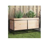 vidaXL Jardinière 100x40x50 cm bois de pin massif 847033