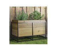 Plantenbak 80x40x50 cm geÃ¯mpregneerd grenenhout847032