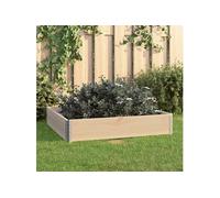 3x Bois de Pin Solide Jardinières Surélevées 100x150 cm Patio Balcon vidaXL