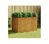 Vidaxl Lit Surélevé De Jardin 120x80x80 Cm Acier Corten