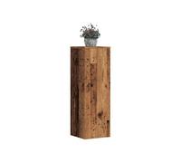 Plantenstandaards 2 st 33x33x100cm bewerkt hout oud houtkleurig3307889