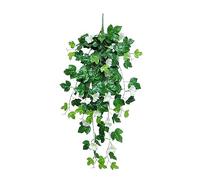 Planter de Fausses Fleurs Fleurs en Plastique 1pc Fleur Artificielle Morny Glory Mur Suspendu en Osier en Osier à la Main rotin pour Le Jardin de Mariage (A)