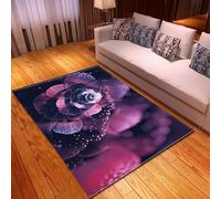 Planter des Fleurs Fantastiques Tapis Salon 3D Imprimé 100% Polyester Doux À Poils Courts Tapis Antidérapant pour Chambre Cuisine Salle De Bains Hôtel Restaurant Tapis -23691817405