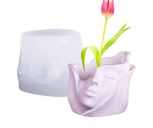 Planter Mold - Silicone, Epoxy Resin Mold For Handmade Scented Candle Holders | Creative Flower Pot Mould For Wax Soap Making Plaster Cups Vases And Candle Holders