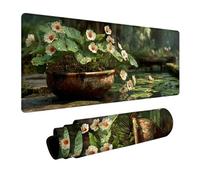 Planter Tapis de Souris XXL, Grand sous Main Bureau 700x400x3mm Voir, Haute Précision et Vitesse Mouse Pad, Desk Mat avec Base en Caoutchouc, Gaming Accessoire Bureau, pour PC Gamer, Laptop 8-9876