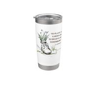 Planter un jardin, c'est croire à demain une citation bien-aimée Gobelet isotherme en acier inoxydable double paroi
