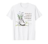 Planter Un Jardin, C'est Croire à Demain Une Citation Bien-aimée T-Shirt Graphique avec Valeur