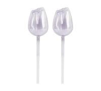 Planter Watering Globes - Lot de 2 ampoules en verre en forme de pour l'eau | Auto Planter Insert Stakes, Irrigation Device For Indoor Outdoor Garden