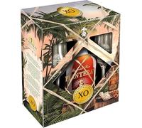 PLANTERAY RHUM - XO 20th Anniversary Coffret - Bouteille 70 cl + 2 verres