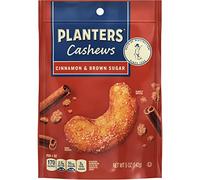 PLANTERS Snacks de fête noix de cajou cannelle et sucre brun 141,7 g