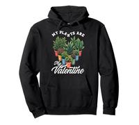 Plantes Amoureuses de Plantes Valentine Fleurs succulentes Sweat à Capuche