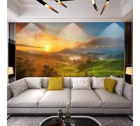 Plantes Arbres Paysage 350(W) X256(H) Cm Papier Peint Mural 3D, Peel And Stick Palace Wall Mural Posters, Décoration Imperméable Durable Et Respectueuse De Pour Chambre À Coucher-8486015