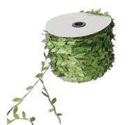 Plantes artificielles à suspendre, guirlande de lierre artificiel, feuillage de feuilles vertes, ruban à vis, fausses plantes à suspendre, feuilles vertes, couronne, tissage de cheveux, décoration de