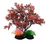Plantes artificielles en Plastique Décoration, Plantes artificielles for Aquarium, Plantes Aquatiques simulées en Plastique Multicolores, Lot de 2(7)