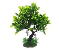 Plantes artificielles en Plastique Décoration, Plantes artificielles for Aquarium, Plantes Aquatiques simulées en Plastique Multicolores, Lot de 2(13)