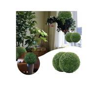 Plantes artificielles extérieures, Boules de buis, balles topiaires 9 Pouces Faux buissons artificiels Plante en Plastique Arbre topiaire décoratif pour arrière-Cour, Balcon, Jardin, Mariage