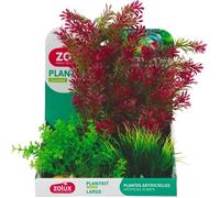 Plantes artificielles pour aquarium - ZOLUX - Plantkit - Taille M - Lot de 7
