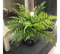 Plantes artificielles pour chambre à coucher, 1 pièce, décoration de maison avec 7 Branches, fausses feuilles de fougère persane verte, accessoires de décoration pour la maison 1pcs da fern