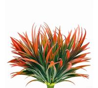 Plantes artificielles pour jardin, terrasse et décoration d'intérieur - Lot de 6 fausses verdures en plastique avec texture réaliste, pas d'arrosage nécessaire, pour mariages, accessoires de