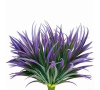 Plantes artificielles pour jardin, terrasse et décoration d'intérieur - Lot de 6 fausses verdures en plastique avec texture réaliste, pas d'arrosage nécessaire, pour mariages, accessoires de