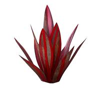 Plantes d'agave en métal 13,78 Pouces décor extérieur Tequila Sculpture Rustique Metal Agave Yard Art Agave Sculpture Statue Jardin y Jardin décor Ornement vin Rouge, Jardin Statues extérieur