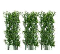Plantes de bambou artificielles pour décoration extérieure et intérieure, arbres artificiels réalistes en soie pour l'intimité du jardin et l'entrée de la cour
