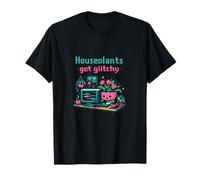 Plantes d'intérieur Get Glitchy Pixel Plant Parent Cottagecore T-Shirt