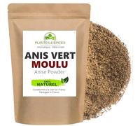 Plantes & Epices - Anis Vert Moulu Poudre sans additifs 100% Naturel - Sachet Fraîcheur Biodégradable Refermable (50g)