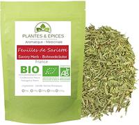 Plantes & Epices - Sarriette Feuilles 100% naturel, pour Tisane, Infusion, Cuisine gastronomique - Sachet Fraîcheur Biodégradable Refermable (50G)