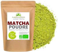 Plantes et Épices - BIO Thé vert Matcha kit Débutant Latte Matcha cerémonie Rituel japonais 100% Qualité Premium Sans amertume [ 65 Tasses ] en poudre Biologique vegan Sans Gluten Naturel set 100g