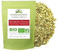 Plantes et Epices - Fleurs de Houblon séchées 100% naturelles, pour Infusion, Tisane Biologique 100g