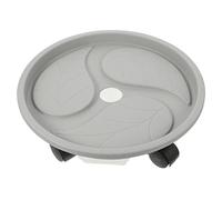 Plantes éTagèRe Lot de 3 plateaux pour pots de fleurs d'intérieur, support pour pots de fleurs, chariot, soucoupe, base pour pots de fleurs de jardinage, soucoupes pour pots de fleurs, plateau circula